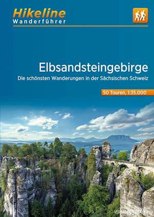 Cover for Esterbauer · Hikeline Wanderführer: Elbsandsteingebirge: Die schönsten Wanderungen in der Sächsischen Schweiz (Paperback Book) (2024)