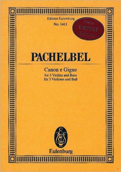 Cover for Johann Pachelbel · Canon E Gigue (Hardcover Book) (2000)