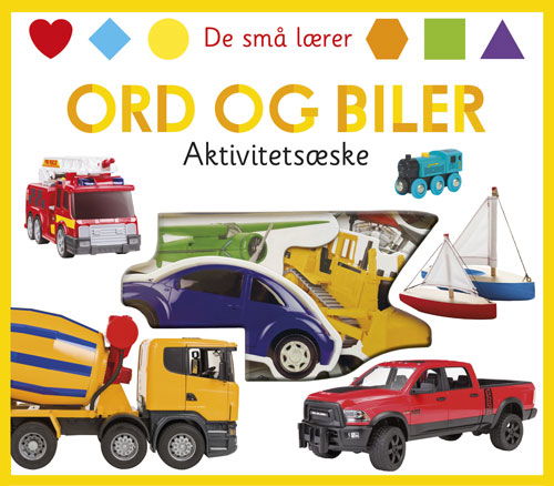 Cover for De små lærer: De små lærer - Ord og biler - aktivitetsæske (Cardboard Book) [1. Painos] (2021)