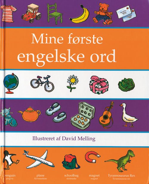 Cover for David Melling · Mine første engelske ord (Bound Book) [1e uitgave] (2008)