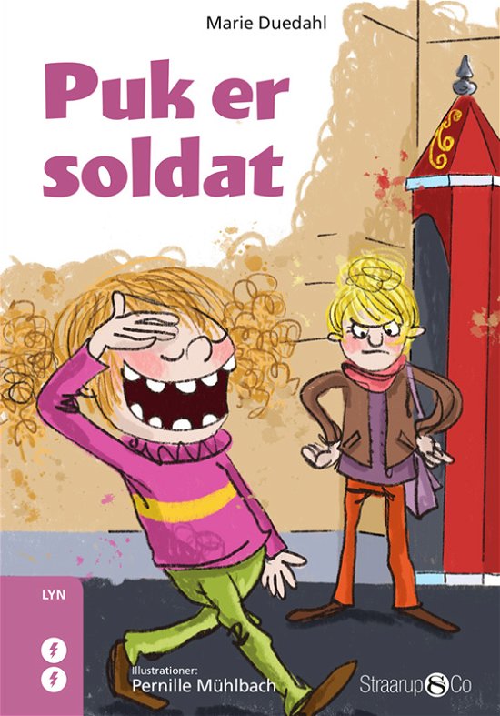 Cover for Marie Duedahl · Lyn: Puk er soldat (Hardcover Book) [1. Painos] (2022)