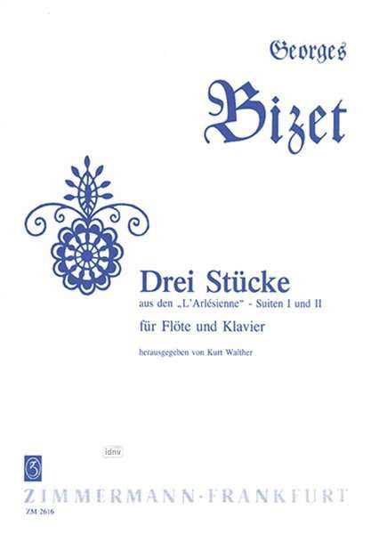 Drei Stücke - Bizet - Kirjat -  - 9790010261607 - 
