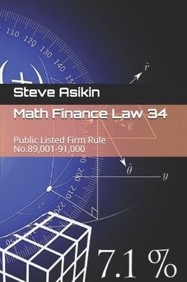 Cover for Steve Asikin · Math Finance Law 34 (Paperback Book) (2020)
