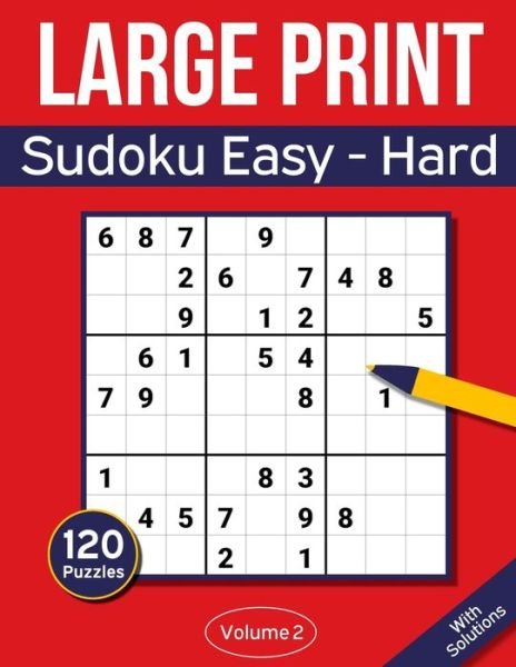 Cover for Rosenbladt · Sudoku Large Print Easy to Hard (Paperback Book) (2020)