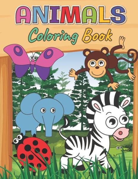 Cover for Ekisia Happy Dream · Animals Coloring Book (Taschenbuch) (2020)