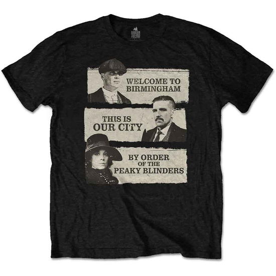 Cover for Peaky Blinders · Peaky Blinders Unisex T-Shirt: This Is Our City (T-shirt)