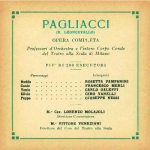 Cover for Leoncavallo / Pampanini / Merli · Pagliacci (CD) (2010)