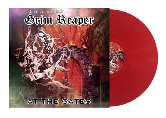 Cover for Grim Reaper · At the Gates (LP) [Coloured edition] (2019)