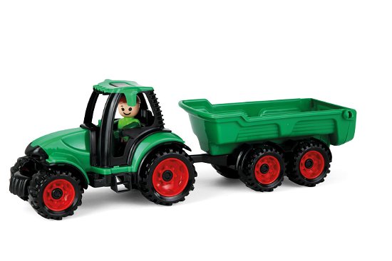 Truckies Tractor Met Aanhanger En Lena Speelfiguur 36Cm - Lena - Merchandise - Simm Spielwaren GmbH - 4006942841608 - 