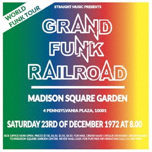 Live from Msg 1972 - Grand Funk Railroad - Muziek - VIVID SOUND - 4540399321608 - 21 september 2022