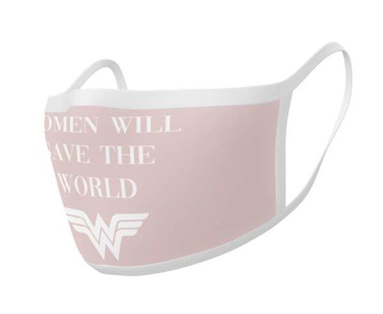 Wonder Woman Save The World Face Covering (Pack Of 2) - Wonder Woman - Produtos - WONDER WOMAN - 5050293855608 - 1 de setembro de 2020