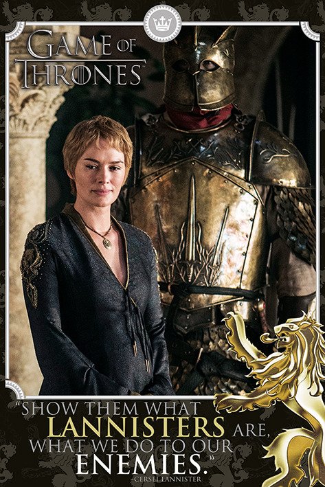 Cover for Game Of Thrones · Game Of Thrones - Cersei - Enemies (Poster Maxi 61x91,5 Cm) (MERCH)