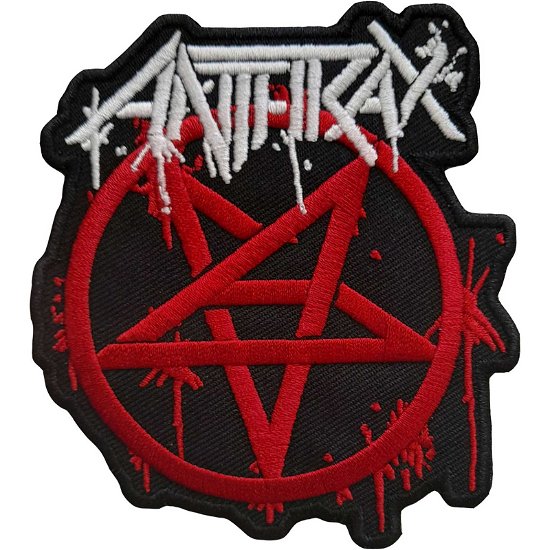 Anthrax Standard Woven Patch: Pent Logo - Anthrax - Merchandise -  - 5056561040608 - 