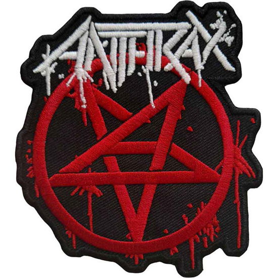 Anthrax Woven Patch: Pent Logo (Standard) - Anthrax - Merchandise -  - 5056561040608 - 