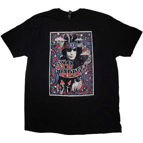 Syd Barrett Unisex T-Shirt: Melty Poster (Ex-Tour) - Syd Barrett - Produtos -  - 5056737232608 - 