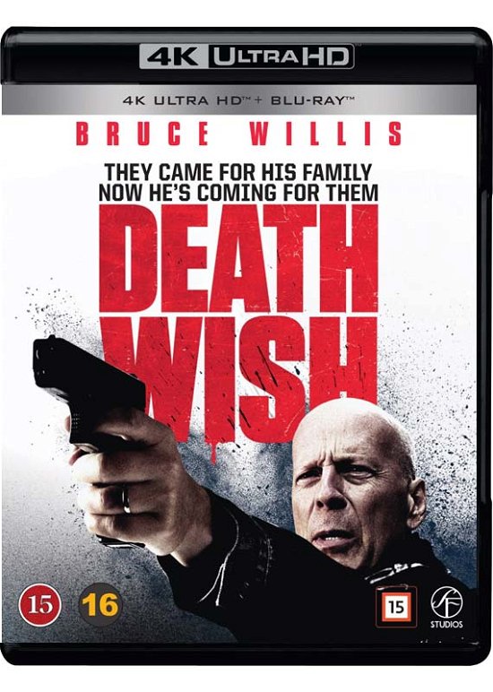 Death Wish - 4k Ultra Hd -  - Películas - SF - 7333018012608 - 23 de agosto de 2018