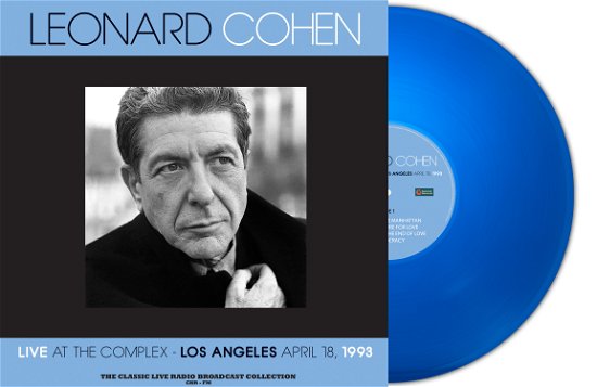 Cover for Leonard Cohen · Live At The Complex 1993 (Blue Vinyl) (LP) (2022)