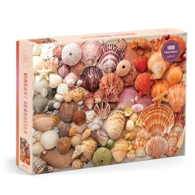 Vibrant Seashells 1000 Piece Puzzle - Galison - Brætspil - Galison - 9780735380608 - 15. februar 2024