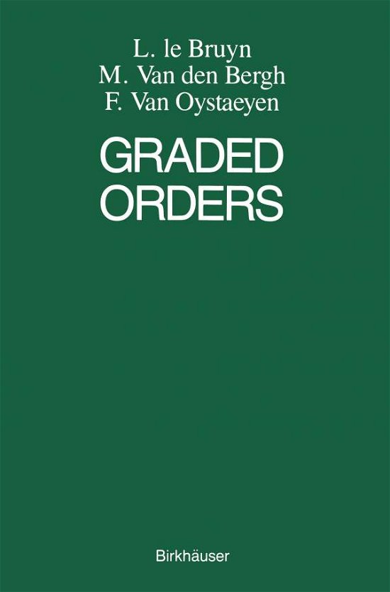 Cover for Oystaeyen, F.M., van · Graded Orders (Pocketbok) [1988 edition] (1988)