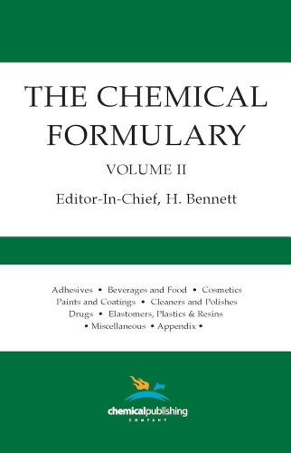 Cover for H. Bennett · The Chemical Formulary, Volume 2: Volume 2 (Pocketbok) (1935)