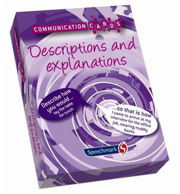 Cover for Alison Roberts · Descriptions and Explanations - Communication Cards (Flashcards) (2013)