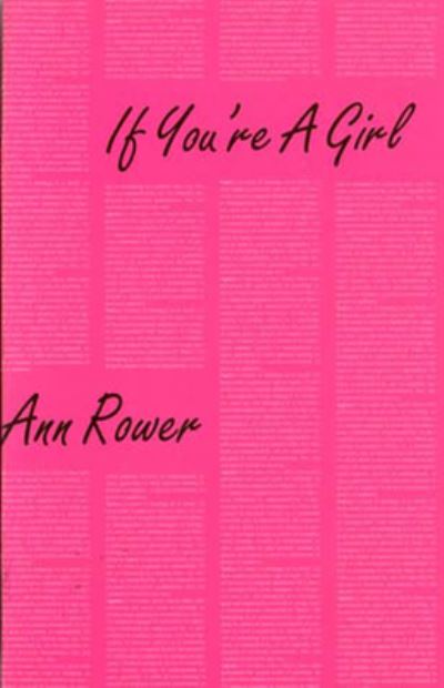 Cover for Ann Rower · If you're a girl (Book) (1990)