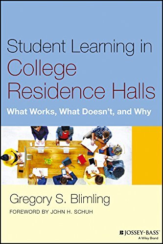Cover for Blimling, Gregory S. (Rutgers University) · Student Learning in College Residence Halls: What Works, What Doesn't, and Why (Hardcover Book) (2015)