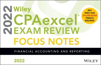 Wiley CPAexcel Exam Review 2022 Focus Notes - Financial Accounting and Reporting - Wiley - Livros - John Wiley & Sons Inc - 9781119848608 - 2 de novembro de 2021