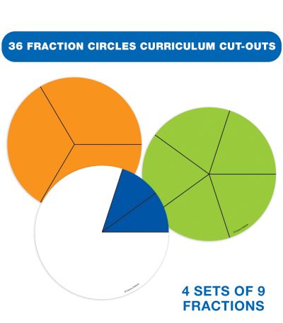 Fraction Circles Curriculum Cut-Outs - Carson-Dellosa Publishing - Other - Carson Dellosa Education - 9781483800608 - January 15, 2014