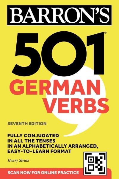 Cover for Henry Strutz · 501 German Verbs, Seventh Edition - Barron's 501 Verbs (Paperback Book) [Seventh edition] (2025)