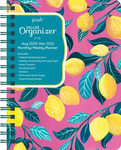 Cover for Andrews McMeel Publishing · Posh: Deluxe Organizer 17-Month 2020-2021 Monthly / Weekly Planner Calendar: Lemondrops (Kalender) (2020)