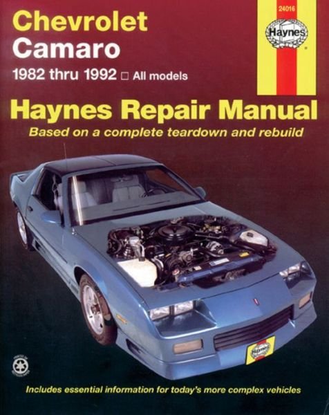 Cover for J. H. Haynes · Chevrolet Camaro (1982-92) All Models Automotive Repair Manual - Haynes Automotive Repair Manuals (Taschenbuch) [6 Rev edition] (2016)