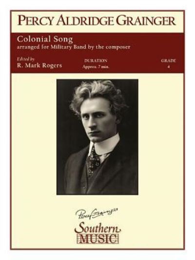 Cover for Percy Aldridge Grainger · Colonial Song (Sheet music) (1997)