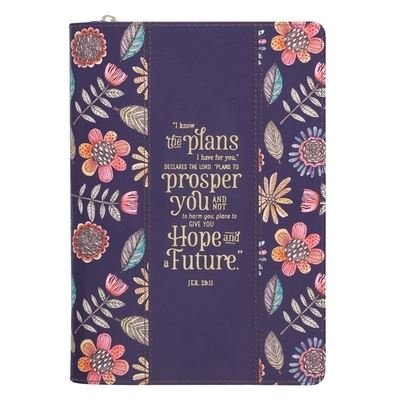 Cover for Christian Art Gifts · Christian Art Gifts Navy Floral Faux Leather Journal | For I Know The Plans ? Jeremiah 29 (Imitation Leather Bo) (2020)