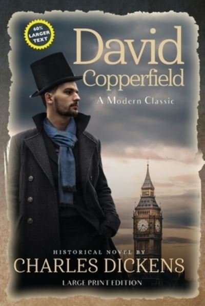Cover for Charles Dickens · David Copperfield (Annotated, LARGE PRINT) (Paperback Book) (2021)