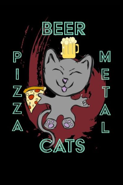 Cover for Mantablast · Cats Pizza Beer Metal - 6 X 9 Sketchbook (Paperback Book) (2020)