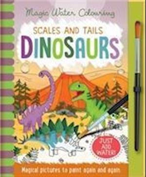 Cover for Jenny Copper · Scales and Tales - Dinosaurs - Magic Water Colouring (Inbunden Bok) (2019)