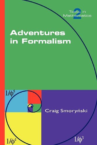 Cover for Craig Smorynski · Adventures in Formalism (Pocketbok) (2012)