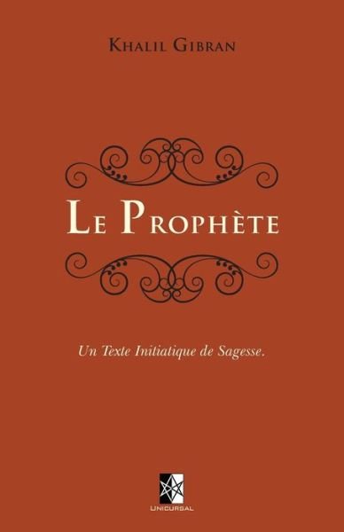 Cover for Khalil Gibran · Le Prophete (Paperback Bog) (2020)