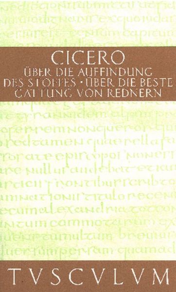 Cover for Cicero · UEber die Auffindung des Stoffes / De inventione - Sammlung Tusculum (Hardcover bog) [Annotated edition] (2011)