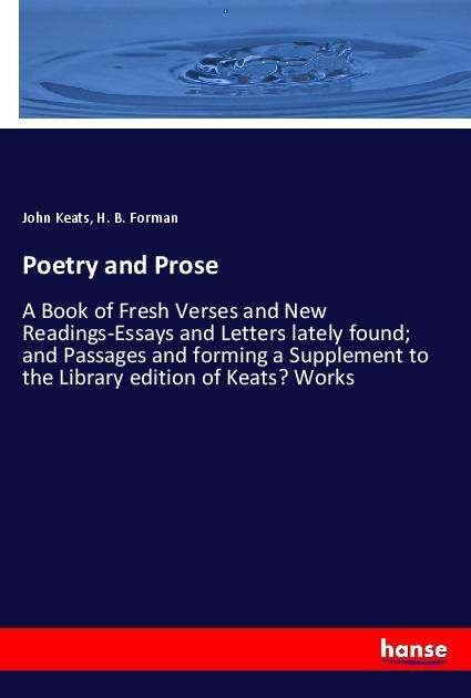 Cover for Keats · Poetry and Prose (Bog) (2021)
