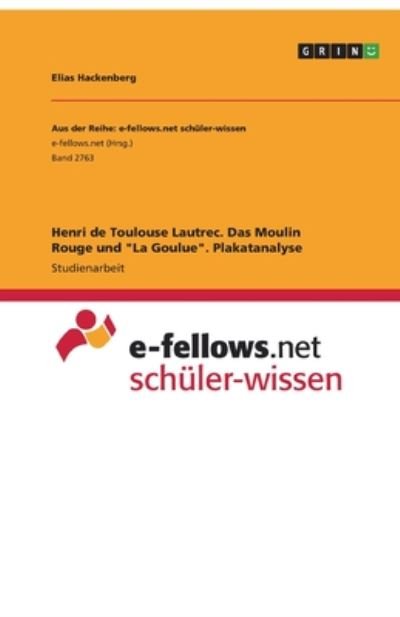 Cover for Hackenberg · Henri de Toulouse Lautrec. D (Buch)