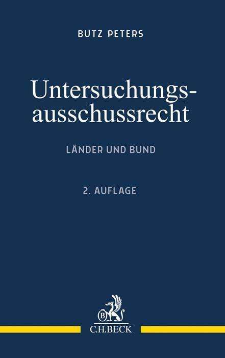 Cover for Peters · Untersuchungsausschussrecht (Bog)