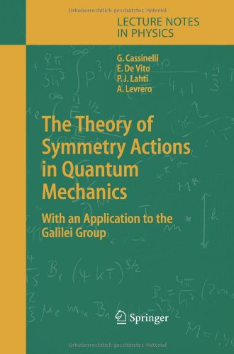 Cover for Gianni Cassinelli · The Theory of Symmetry Actions in Quantum Mechanics: with an Application to the Galilei Group - Lecture Notes in Physics (Paperback Book) [Softcover reprint of the original 1st ed. 2004 edition] (2010)