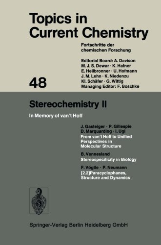 Cover for Kendall N. Houk · Stereochemistry II: In Memory of van't Hoff - Topics in Current Chemistry (Pocketbok) [Softcover reprint of the original 1st ed. 1974 edition] (2013)