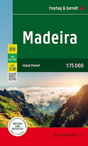 Madeira Island Pocket Map: 1:75,000 scale - - Livros - Freytag-Berndt - 9783707922608 - 15 de maio de 2024
