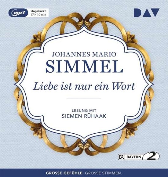 Cover for Johannes Mario Simmel · Simmel:liebe Ist Nur Ein Wort,mp3-cd (CD) (2019)