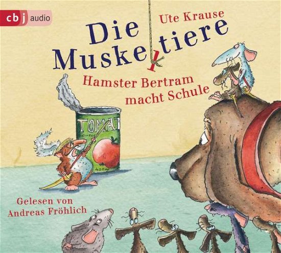 Die Muskeltiere-hamster Bertram Macht Schule - Ute Krause - Musikk - Penguin Random House Verlagsgruppe GmbH - 9783837159608 - 21. mars 2022