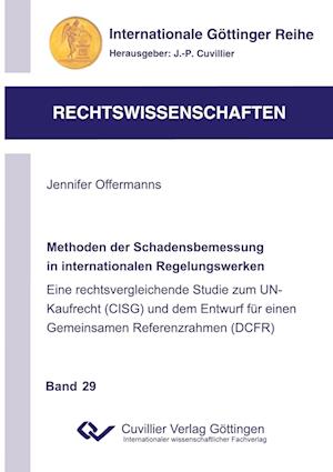 Cover for Jennifer Offermans · Methoden der Schadensbemessung in internationalen Regelungswerken (Paperback Book) (2011)