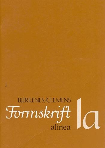 Cover for Christian Clemens Alvhild Bjerkenes · Formskrift: Formskrift 1A, 2.-3.kl. (Sewn Spine Book) [1st edition] (1999)